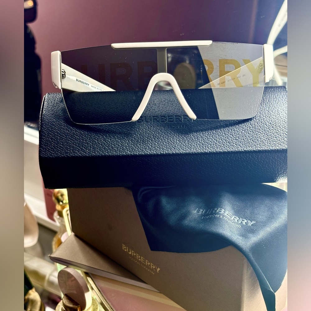 Authentic Burberry Transparent Sunglasses